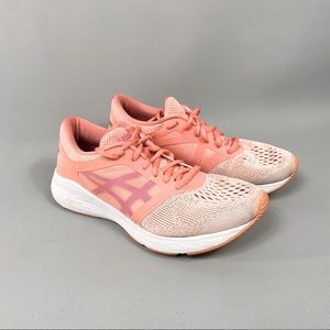 ASICS Roadhawk FF GS Coral Running Women’s Shoes Size 8